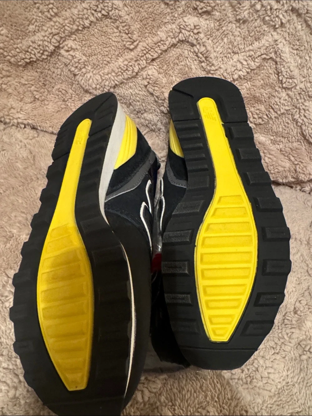 New Balance Figs Women’s Black Sneakers with Yellow Accent NEW
